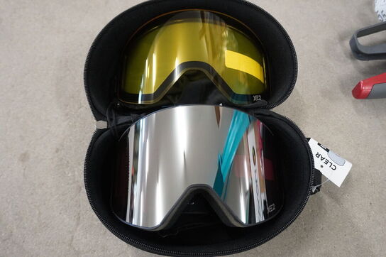 Skibriller MESSY WEEKEND XE2 Clear Black / Green Evo