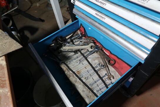 Værktøjsvogn med div. Værktøj H&Q-KRAFT