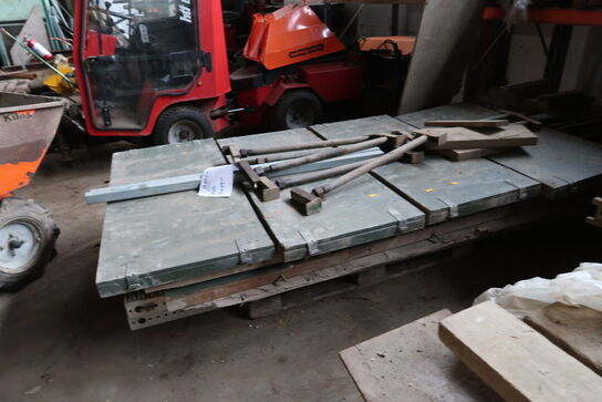 Palle med ramper samt afskærmningsplader