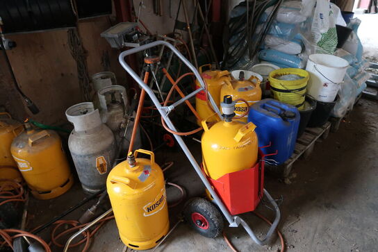 Ukrudtsbrændere, gasflasker m.m.