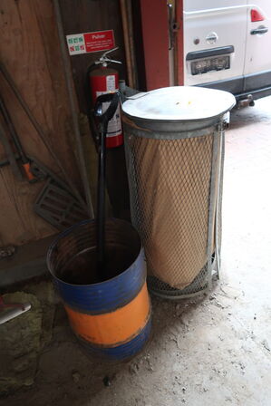 Spand samt skraldespand