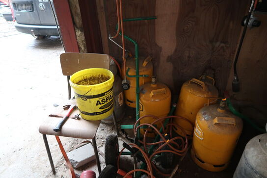 Ukrudtsbrændere, gasflasker m.m.
