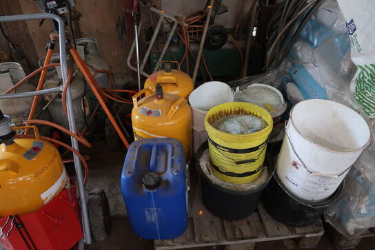Ukrudtsbrændere, gasflasker m.m.