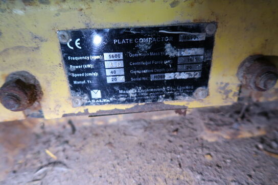 Pladevibrator MASALTA MS60