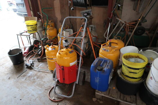 Ukrudtsbrændere, gasflasker m.m.