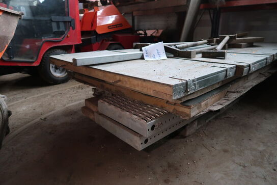 Palle med ramper samt afskærmningsplader