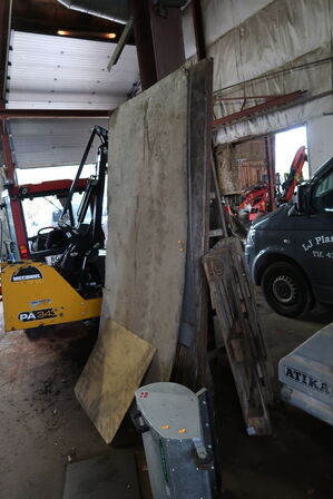 Div. Træplader, EURO-Palle samt stige