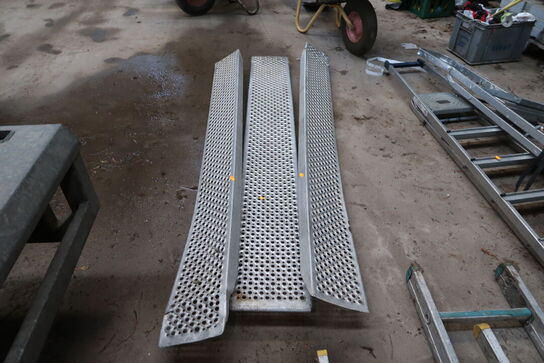 3 stk. aluramper