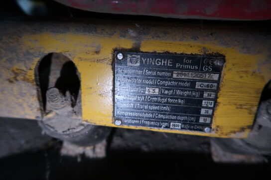 Pladevibrator YINGHE C-60