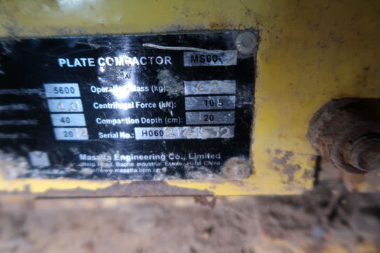 Pladevibrator MASALTA MS60