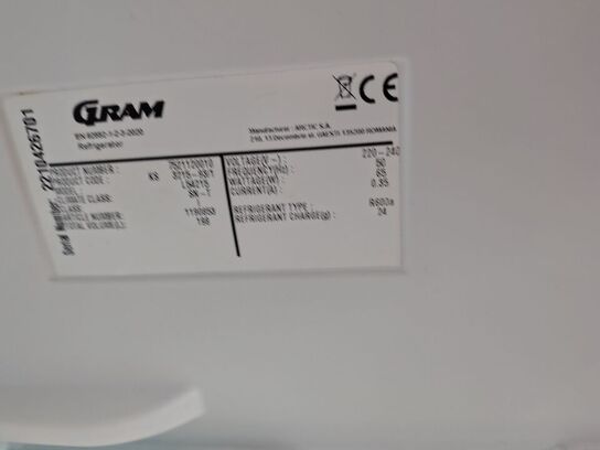 Køleskab, brugt  GRAM