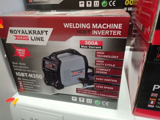 Svejseapparat, ubrugt ROYAL KRAFT LINE IGBT-N350