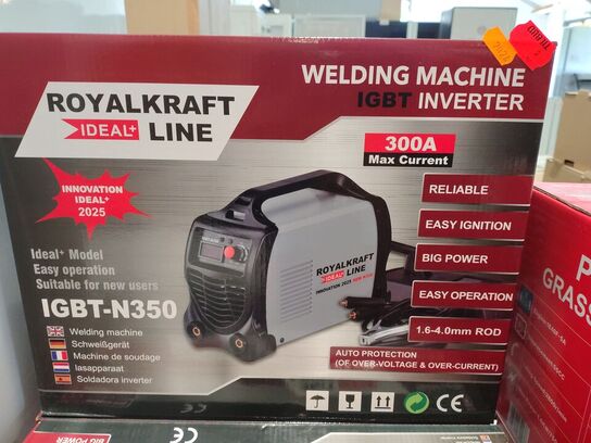 Svejseapparat, ubrugt ROYAL KRAFT LINE IGBT-N350