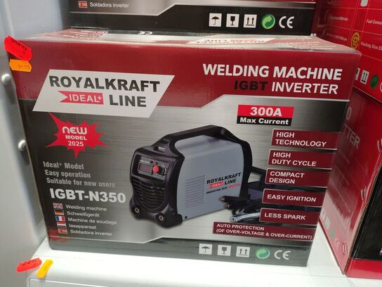 Svejseapparat, ubrugt ROYAL KRAFT LINE IGBT-N350