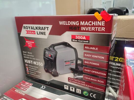 Svejseapparat, ubrugt ROYAL KRAFT LINE IGBT-N350