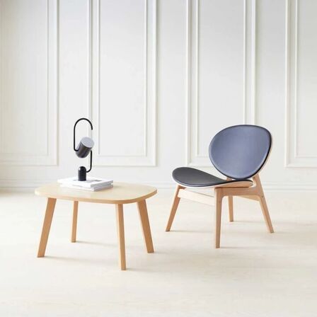 Hammel furniture one sofabord 80x60 hvidpigmenteret eg(ubrugt)
