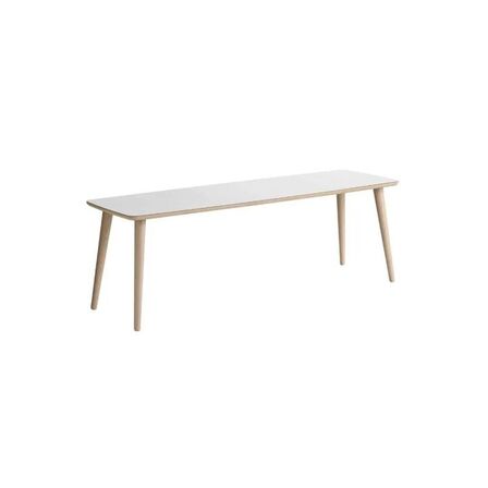 Hammel furniture mistral sofabord 135x45 lys grå laminat  eg(ubrugt)