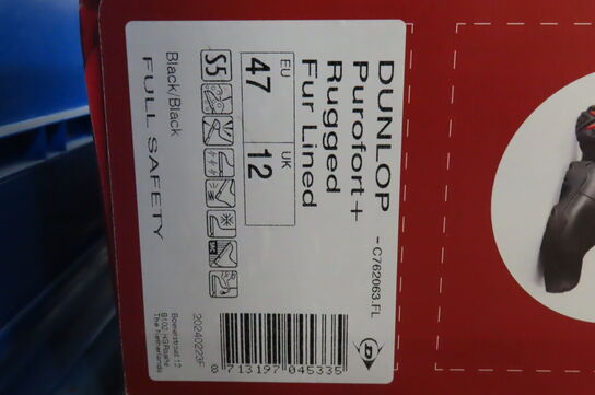 Arbejdssko DUNLOP PUROFORT + RUGGED FUR LINED str. 47