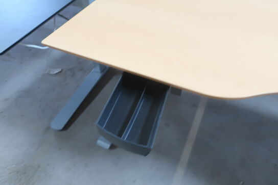 El. hæve/sænkebord 90x180 cm. 