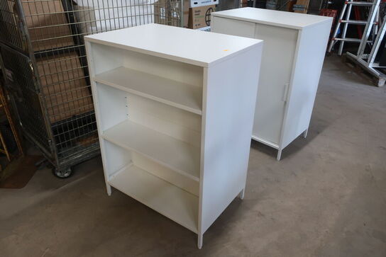 2 stk. metalskabe IKEA