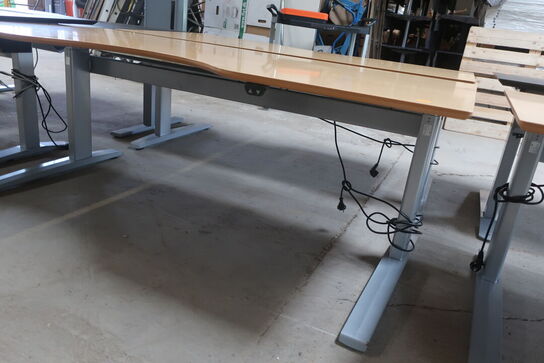 El. hæve/sænkebord 90x180 cm. 