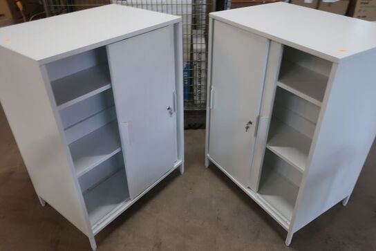 2 stk. metalskabe IKEA
