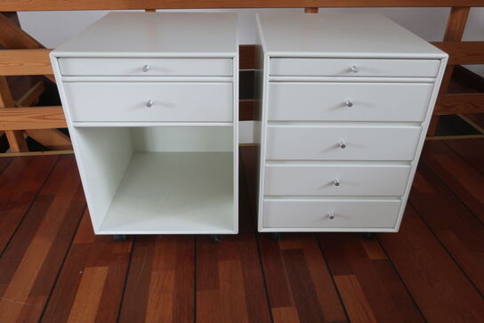 2 stk. reoler MONTANA på hjul (momsfri)