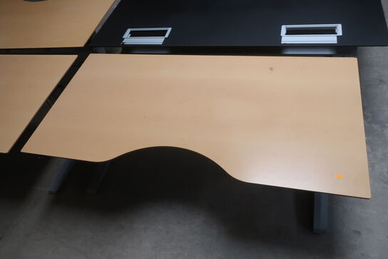 El. hæve/sænkebord 90x180 cm. 