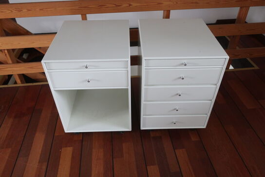 2 stk. reoler MONTANA på hjul (momsfri)