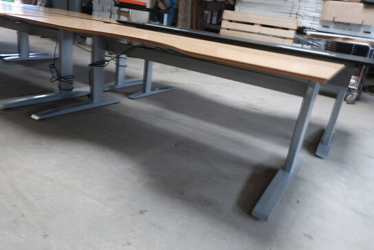 El. hæve/sænkebord 90x180 cm. 