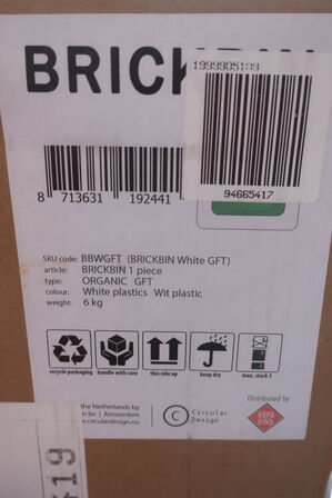 2 stk. affaldsstativer BRICKBIN