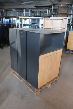3 stk. reoler 37x81x121 cm