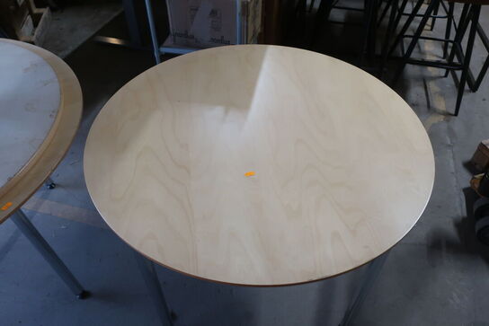 3 stk. kantineborde Ø100/Ø110/Ø120 cm