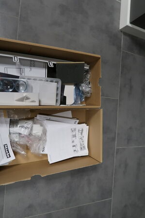 Køkken AUBO unik, Onyx (brugt) med armatur uden hårdehvidevarer