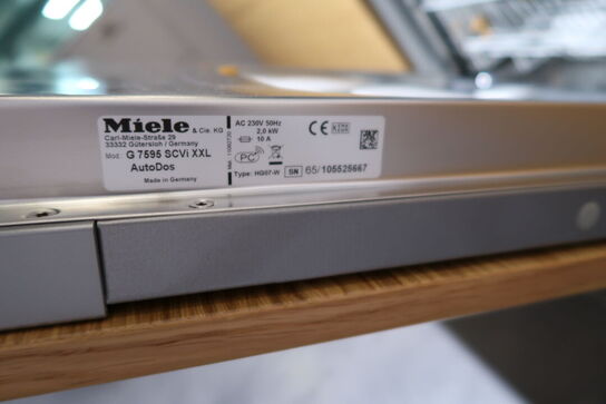 Integreret opvaskemaskine MIELE G 7595 SCVi XXL AutoDos