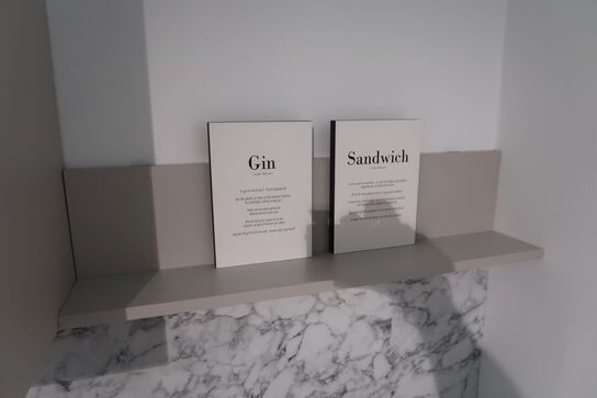 Køkken AUBO Unik, Rose Sand, uden armatur og hårdehvidevarer