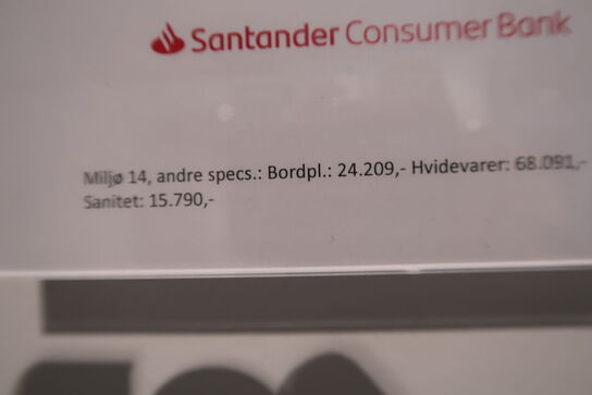 Køkken AUBO Unik, Rose Sand, uden armatur og hårdehvidevarer