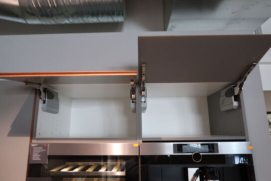 Køkken AUBO Venezia Napoli, Harmony Roast Sand uden armatur uden hårdehvidevarer, men med vakuumpakker BORA QVAC55