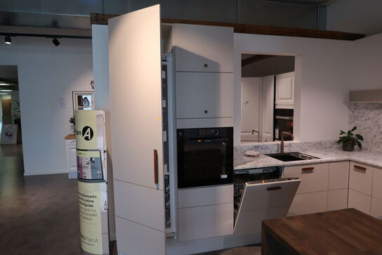 Køkken AUBO Unik, Rose Sand, uden armatur og hårdehvidevarer