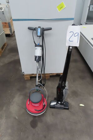 Polermaskine + støvsuger NILFISK 