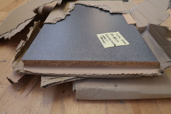 2 stk. Bundstykker, Granit laminat - 35x365 cm 