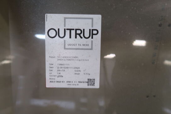 Outdoor topstyret vindue  - 97x155x130 cm 