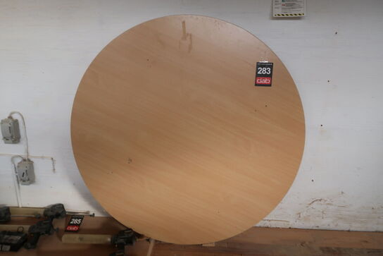 7 stk. Bordplade - Ø 160 cm 