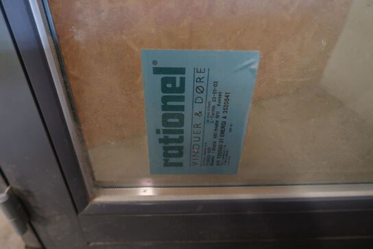 Rationel terrassedør med karm - 92,8x216,3 cm 