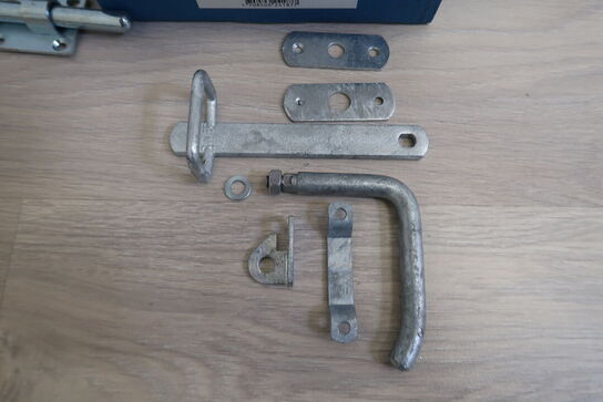 Diverse stalddørsgreb & skudrigler
