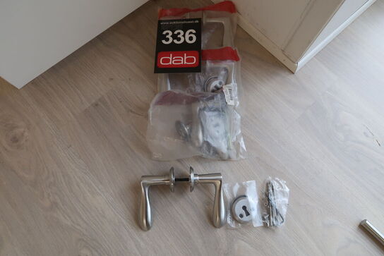 4 sæt Habo Dørgreb A342 - Rustfrit stål