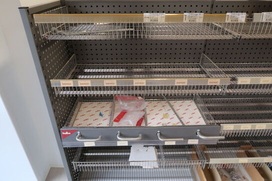 3 fags dobbelt salgsreol INKL. indhold 