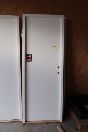 Dør med karm, Højre ind - 72,5x204 cm