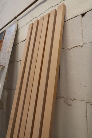 6 stk. Sokkel træ- 244 cm 