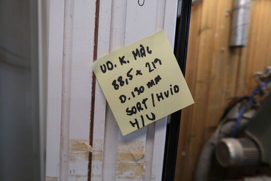 Terrassedør med karm - 88,5x219x13 cm 